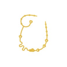 黃色小鴨 鉑金矽膠可調節防掉鏈 奶嘴鏈 玩具防掉鏈 多功能防掉鏈, 1個, 鱷魚, 黃