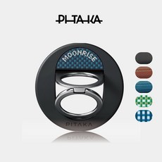 PITAKA MagEZ Grip3.0 MagSafe 航太磁吸手機環支架, 黑, 1個