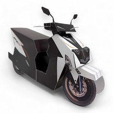 【快速出貨】紙紮125機車/紙紮平價國民機車 紙紮機車/紙紮交通工具/清明用品/祭祀祭祖往生用品, 1個, 平價125機車-白色