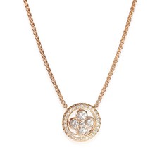 루이 비통 중고 블라썸 18K 로즈 골드 다이아몬드 네크리스