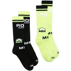 마틴로즈 로고 자수 양말 2팩 세트