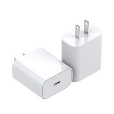 USB-C充電器 輕巧便攜 快速充電 適用於手機、平板電腦等多種設備, 白色, 1個, 5cm