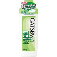 GATSBY 日本 刮鬍前乳液 保濕型 剃鬚凝膠 140ml - 蘆薈, 1個, 凝膠