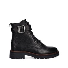 바버 버클 레이스업 부츠