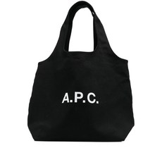 A.P.C. 로고 프린트 토트 백