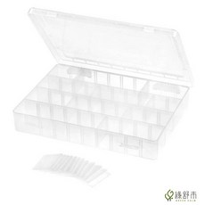SO-2518 透明分隔收納盒 24格, 1個