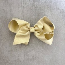 Sweet Twins 兒童蝴蝶結髮夾 珠光大蝴蝶結