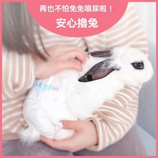 兔子專用紙尿褲 寵物紙尿褲 兔兔尿不溼, XXS碼【建議0.5-1.5公斤 】,10片裝, 1個, XXS碼【建議0.5-1.5公斤 】, N/A