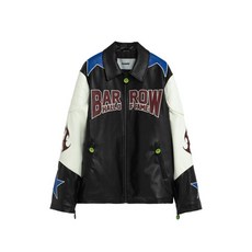 바로우 로고 프린트 재킷