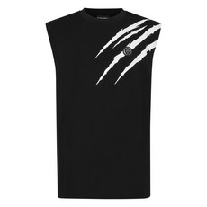플레인스포츠 로고 프린트 탱크 탑