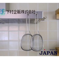 日本下村企販 不鏽鋼濾網 撈麵網 多用途撈網, 1個, 淺 ' 粗 '目