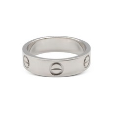 까르띠에 중고 러브 18K 화이트 골드 링