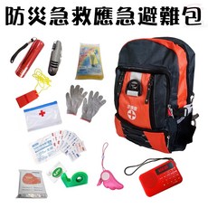GS MALL 9合1 防災急救應急避難包 (款式隨機) - 地震/急難/戰爭適用, 1個, 一組