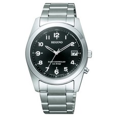 CITIZEN 男士 Regno 太陽能科技水晶玻璃防水標準款不鏽鋼金屬手錶 RS25-0481H
