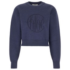 끌로에 로고 자수 스웨터