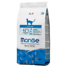 MonGe 瑪恩吉 成貓用 天然全能 泌尿保健乾飼料, 1袋, 1500g, 雞肉