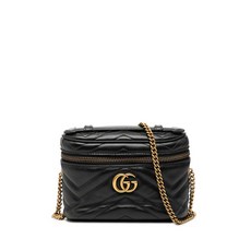 구찌 중고 2000-2015 Mini GG Marmont Matelasse Leather Top Handle satchel