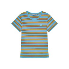 가니 스트라이프 반소매 티셔츠