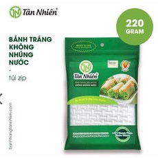 越南 Tân Nhiên (991 1DD1-1) 免沾水薄餅 220g 春捲皮 無防腐劑 無色素 越南方形薄餅, 1個