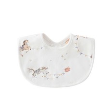 新生嬰兒口水巾純棉a類寶寶圍嘴嬰幼兒吐奶墊巾馬上開心, 1個, 1個裝, 馬上開心圍嘴:如圖所示
