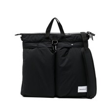 마카벨릭 로고 패치 토트 백팩