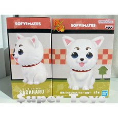 Banpresto 銀魂 SOFVIMATES 定春 軟膠公仔, 1個