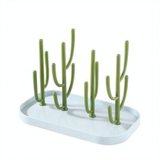 嬰兒奶瓶收納盒晾乾架, 奶瓶架升級款 - 綠色, 奶瓶架