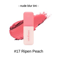 colorgram 霧面唇釉 唇頰兩用 腮紅膏 Nude Blur Tint 持久顯色 打造自然柔霧妝感, 1個