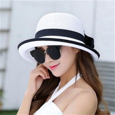 草帽女夏天遮陽帽防曬太陽帽海邊沙灘帽