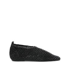 토템 우븐 발레리나 플랫 슈즈