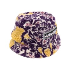 에리즈 로고 프린트 플리스 버킷 햇