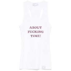 스텔라매카트니 크리스털 장식 탱크 탑