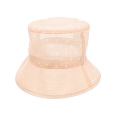 레드발렌티노 폴카 도트 메시 모자