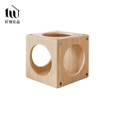 【好物良品】實木寵物貓隧道貓迷宮置物箱 - 單元式貓玩具 貓隧道 貓迷宮 置物架 收納 絨毛玩具收納, 1個