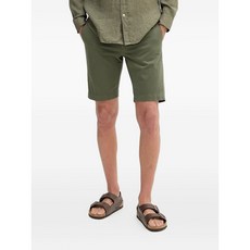 해켓 버튼 포켓 트윌 쇼츠