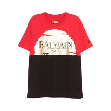 발망 중고 X 디즈니 선셋 프린트 티셔츠