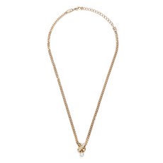 크리스찬 디올 중고 모조 펄 펜던트 네크리스