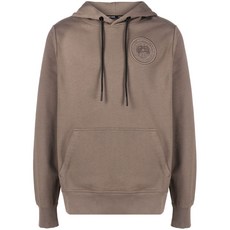 캐나다구스 로고 자수 후디