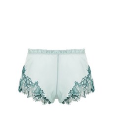 카린길슨 레이스 트리밍 실크 파자마 쇼츠