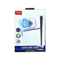 適用於 PS5 Slim 的 ipega 散熱面蓋 (無燈光款), 白色, 1個, 燈光款