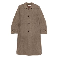 안젤로 빈티지 컬트 중고 1990's 울 혼방 버튼 코트