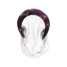 레드(V) 모틀드 베일 헤어밴드