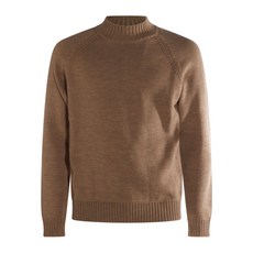 자노네 하이 넥 래글런 소매 스웨터