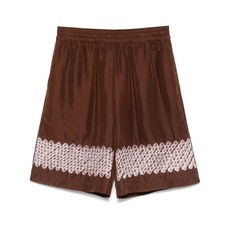 펑첸왕 그래픽 프린트 반바지