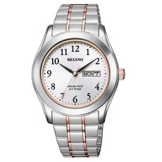 CITIZEN CITIZEN 男款 Regeno 太陽能科技防水不鏽鋼金屬手錶 KM1-237-93
