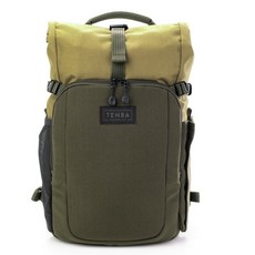 王冠攝 Tenba Fulton V2 雙肩後背休閒攝影包 10L/14L/16L, 1個, 黃褐/橄欖 防潑水布料,10L 後背包