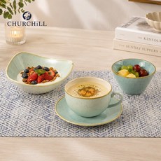 CHURCHILL 點藏系列 蛋青色 點心3件組, 1個