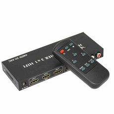 奇斯 HDMI切換器 3進1出 4K 音頻分離器, 1個