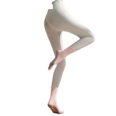 HANQI 夏季瑜伽五指襪 防滑普拉提襪 中筒純棉吸汗抗菌 漸變扎染