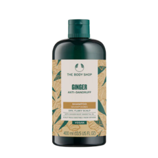 The Body Shop 薑根鏗活調理洗髮精 400ml 乾性頭皮屑適用 純素配方, 1件